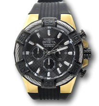 Load image into Gallery viewer, Invicta Bolt Men&#39;s 52mm Black Carbon Fiber Dial Gold Chronograph Watch 35086-Klawk Watches
