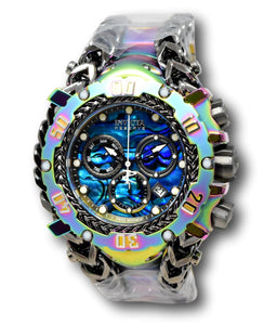 Invicta Gladiator Men's 55mm Blue Abalone Iridescent Swiss Chrono Watch 38376-Klawk Watches