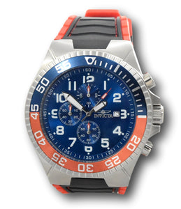 Invicta Pro Diver Men's LARGE 52mm Super Sport Blue Dial Chronograph Watch 36338-Klawk Watches