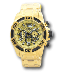 Invicta Pro Diver SCUBA Men's 50mm Yellow Carbon Fiber Chronograph Watch 25854-Klawk Watches