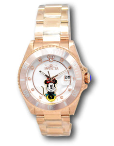 Invicta Disney Limited Edition Women's 38mm Rose Gold Minnie Mouse Watch 41200-Klawk Watches