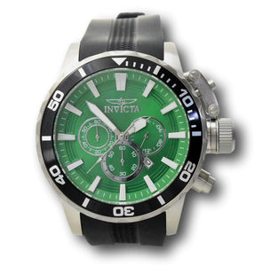 Invicta Corduba Men's 52mm Rare Green Dial Silicone Chronograph Watch 33700-Klawk Watches