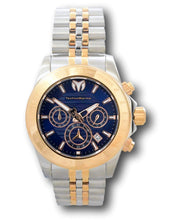 Load image into Gallery viewer, TechnoMarine Manta Ray Mens 42mm Blue Dial Rose Gold Chronograph Watch TM-219099-Klawk Watches
