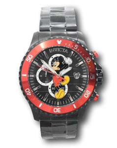 Invicta Disney Men's 48mm Mickey Mouse Limited Edition Black Chrono Watch 39522-Klawk Watches