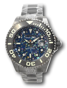 Invicta Pro Diver Automatic Men's 47mm Grand Diver Abalone Gunmetal Watch 35759-Klawk Watches