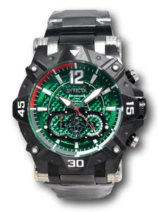 Invicta Aviator Men's 52mm Green Carbon Fiber Miyota Chronograph Watch 40487-Klawk Watches