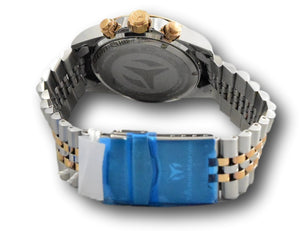 TechnoMarine Manta Ray Mens 42mm Blue Dial Rose Gold Chronograph Watch TM-219099-Klawk Watches