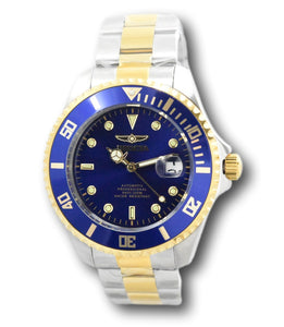 Invicta Pro Diver Automatic Men's 47mm Blue Dial Two-Tone Stainless Watch 34042-Klawk Watches