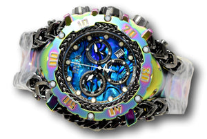 Invicta Gladiator Men's 55mm Blue Abalone Iridescent Swiss Chrono Watch 38376-Klawk Watches