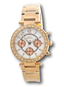 Invicta Angel Women's 36mm Rose Gold Crystal Accent Multifunction Watch 21558-Klawk Watches