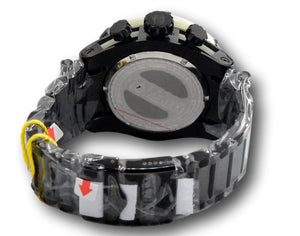 Invicta Reserve Hyperion Mens 53mm LARGE Luminous Black Swiss Chrono Watch 37335-Klawk Watches