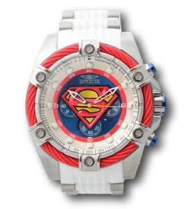 Invicta DC Comics Superman Men's 52mm Limited Ed White Chronograph Watch 40833-Klawk Watches