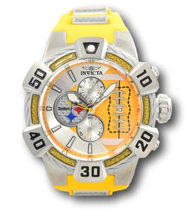 Invicta NFL Pittsburgh Steelers Men's 52mm Carbon Fiber Chronograph Watch 41574-Klawk Watches