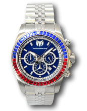 Load image into Gallery viewer, TechnoMarine Manta Ray Luxe Men&#39;s 47mm Blue Red Crystals Chrono Watch TM-221011-Klawk Watches
