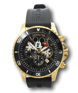 Invicta Disney Men's 48mm Mickey Mouse Limited Edition Black Chrono Watch 39173-Klawk Watches
