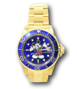 Invicta Disney Automatic Men's 40mm Limited Edition Blue Mickey Dial Watch 32506-Klawk Watches