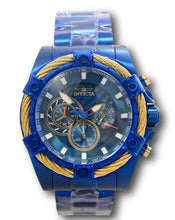 Load image into Gallery viewer, Invicta Bolt Men&#39;s Blue Label 52mm Triple Blue Chronograph Watch 38959 RARE-Klawk Watches
