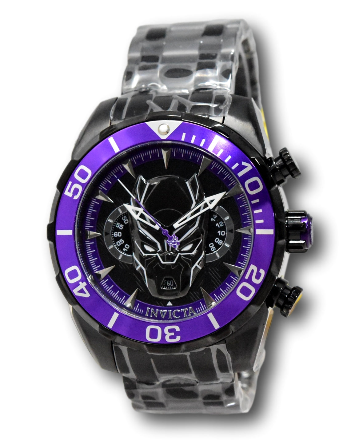 Invicta Marvel Black Panther Men's 50mm Limited Edition Chronograph Watch  43055