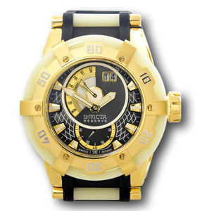 Invicta Reserve Hyperion Men's 53mm LARGE Luminous Gold Swiss Date Watch 37204-Klawk Watches