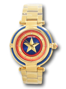 Invicta Marvel Captain America Women's 40mm Limited Edition Crystals Watch 36952-Klawk Watches