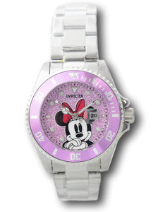 Invicta Disney Limited Edition Women's 38mm Pink Glitter Minnie Watch 41342-Klawk Watches