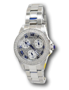 Invicta Angel 28473 Women's Pave Crystal Stainless Multi-Function Watch 34mm-Klawk Watches