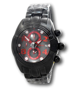 Invicta Lupah Diver Men's 52mm Black / Red Fly-Back Chronograph Watch 35264 RARE-Klawk Watches