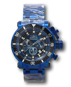 Invicta Coalition Forces Men's 52mm Electric Blue Chronograph Watch 32732 Rare-Klawk Watches