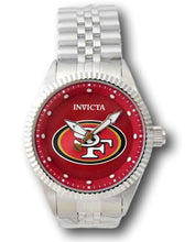 Load image into Gallery viewer, Invicta NFL San Francisco 49ers Men&#39;s 43mm Silver Stainless Quartz Watch 42416-Klawk Watches
