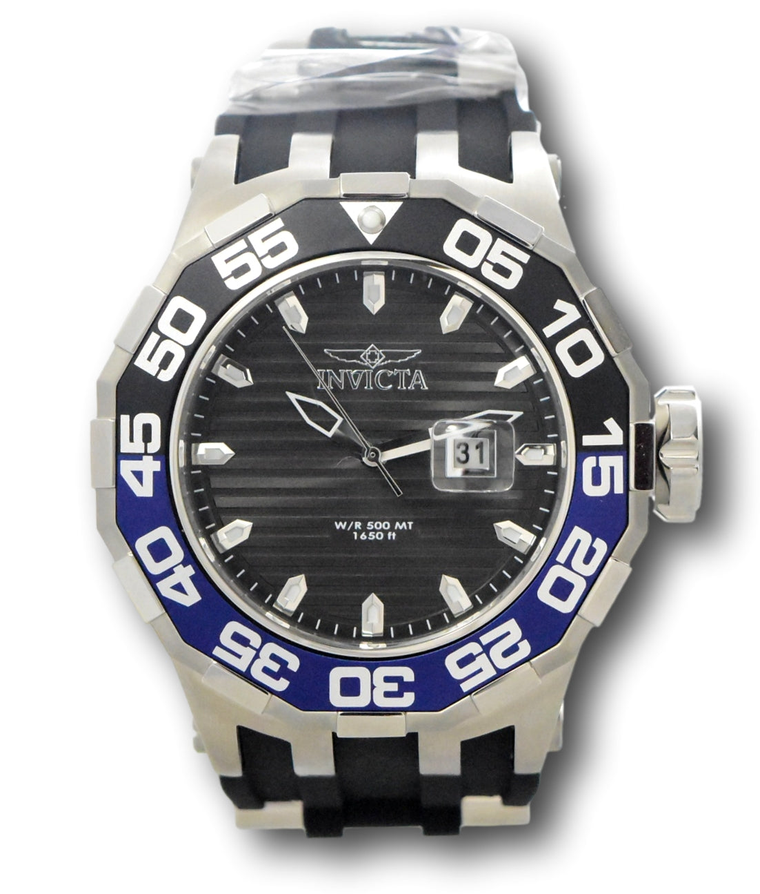 Invicta Subaqua Specialty Diver Mens 51.5mm Black Blue 500M