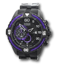 Load image into Gallery viewer, Invicta Aviator Men&#39;s 54mm Black Purple Carbon Fiber Chronograph Watch 36426-Klawk Watches
