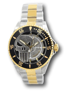 Invicta Marvel Punisher Men's 44mm Limited Edition Two-Tone Quartz Watch 29695-Klawk Watches