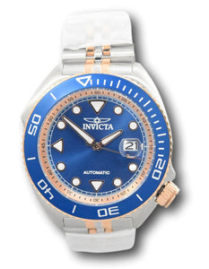 Invicta Pro Diver Sea Wolf Automatic Men's 47mm Blue Dial Rose Gold Watch 30418-Klawk Watches