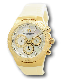 TechnoMarine Sea Manta Women's 40mm Mother of Pearl Chronograph Watch TM-220080-Klawk Watches