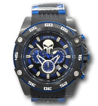 Load image into Gallery viewer, Invicta Marvel Punisher Men&#39;s 52mm Black Blue Limited Ed Chrono Watch 35366 RARE-Klawk Watches
