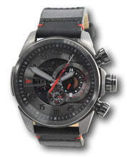 Load image into Gallery viewer, Invicta Corduba Men&#39;s 50mm Stealth Gunmetal Leather Chronograph Watch 34978 RARE-Klawk Watches
