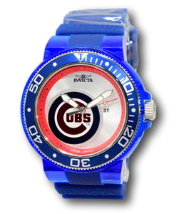 Invicta MLB Chicago Cubs Men's 52mm Limited Edition Quartz Silicone Watch 43136-Klawk Watches