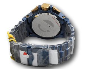 Invicta Excursion Men's 50mm Blue Khaki Swiss Chronograph Watch 34859 RARE-Klawk Watches
