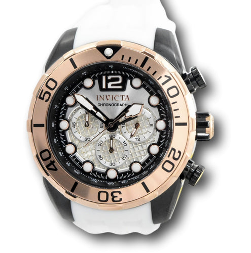 Invicta Pro Diver Men's 50mm Twisted Metal Rose Gold Chronograph Watch 33826-Klawk Watches