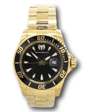 Load image into Gallery viewer, TechnoMarine Sea Manta Men&#39;s 42mm Black Dial Gold 200M Quartz Watch TM-220101-Klawk Watches
