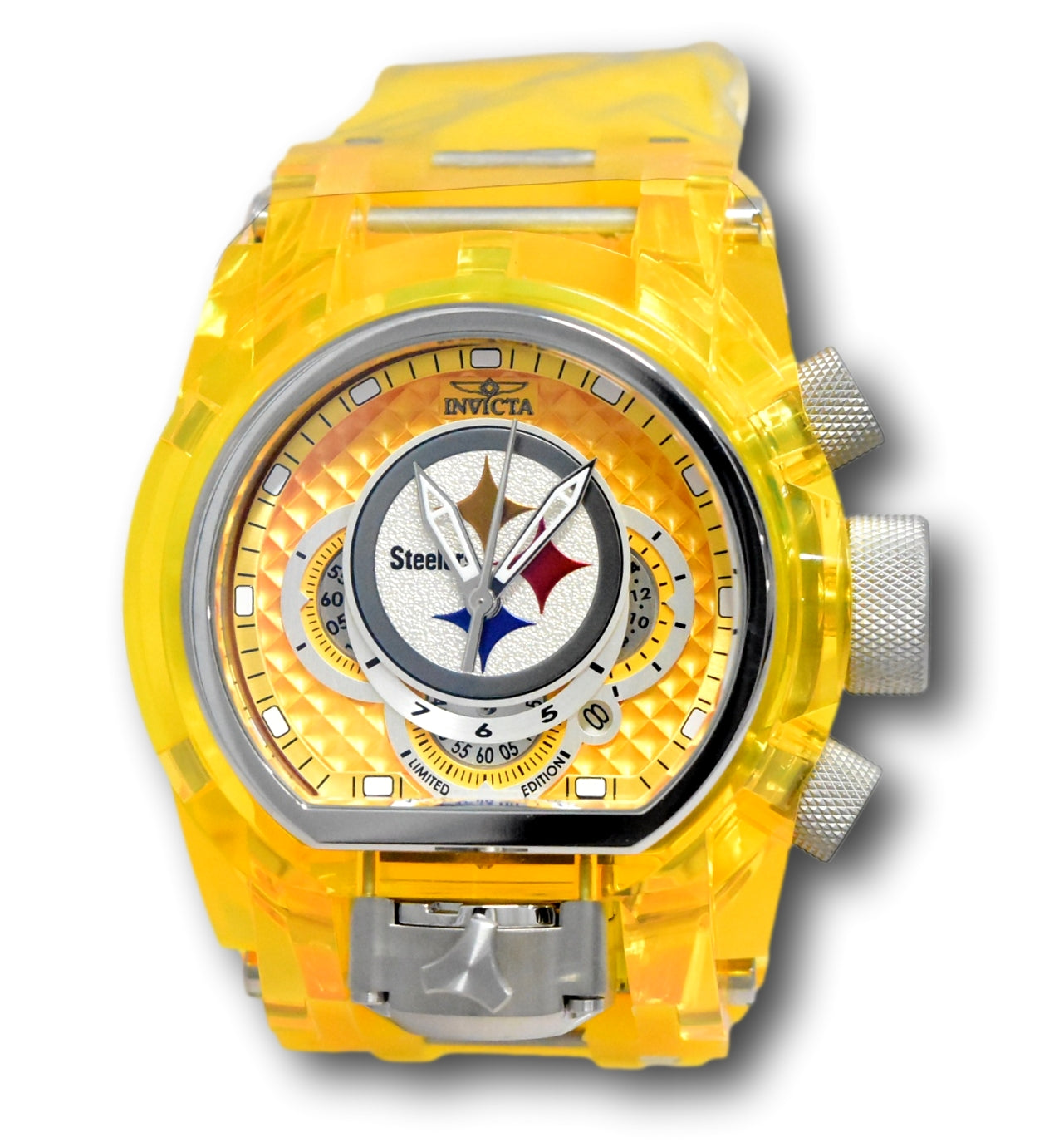 Pittsburgh Steelers Watch Avon Release Game Time SS Wristwatch Mens