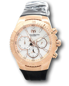 TechnoMarine Sea Manta Women's 40mm Mother of Pearl Chronograph Watch TM-220075-Klawk Watches
