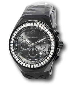 Technomarine Ocean Manta Men's 48mm Black Crystal Chronograph Watch TM-221042-Klawk Watches