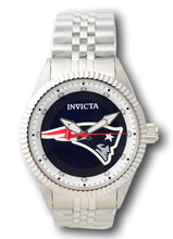 Load image into Gallery viewer, Invicta NFL New England Patriots Men&#39;s 43mm Silver Stainless Quartz Watch 42410-Klawk Watches
