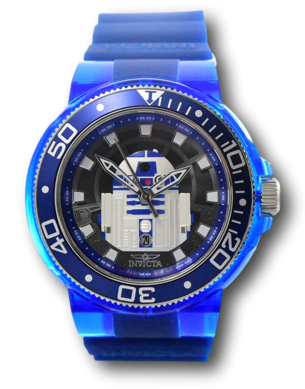 Invicta Star Wars R2-D2 Men's 51mm Limited Edition Blue Anatomic Watch 39710