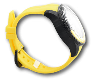 Invicta Pro Diver Men's 50mm Black Carbon Fiber Yellow Quartz watch 17513 Rare-Klawk Watches