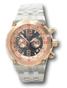 Invicta Aviator Men's 50mm Gray Dial Rose Gold Fly-Back Chronograph Watch 31590-Klawk Watches