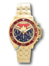 Load image into Gallery viewer, Invicta Marvel Women&#39;s 38mm Captain Marvel Limited Ed Chronograph Watch 35099-Klawk Watches
