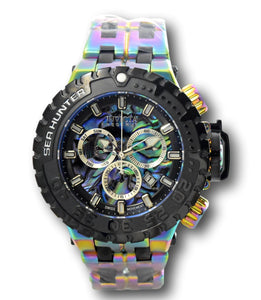 Invicta Reserve Sea Hunter Men's 57mm Abalone Rainbow Chronograph Watch 34723-Klawk Watches
