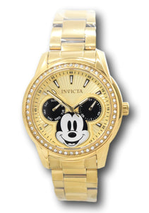 Invicta Disney Women's 38mm Mickey Mouse Limited Edition Crystals Watch 37826-Klawk Watches